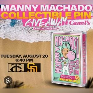 SD Padres Manny Machado Collectible Pin